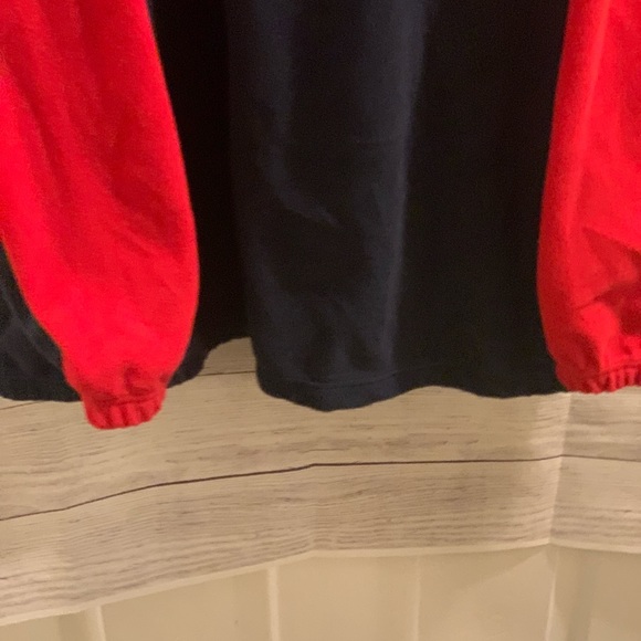 NFL Patriots fleece zipper pull over plus size 4X - Picture 8 of 12